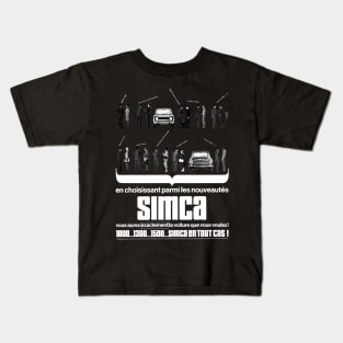 SIMCA RANGE - French advert Kids T-Shirt